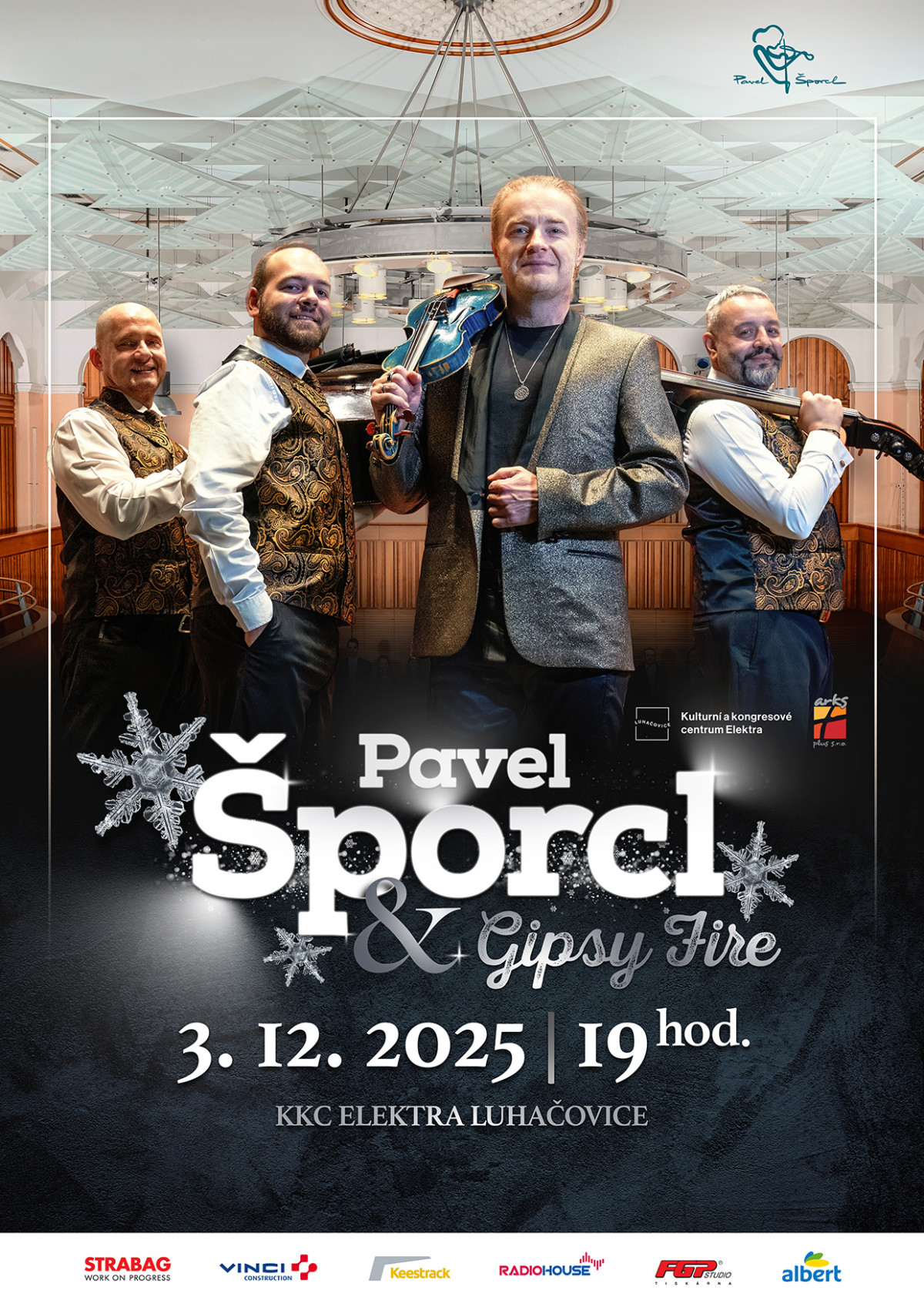 Adventní koncert - Pavel Šporcl & Gipsy Fire v Luhačovicích