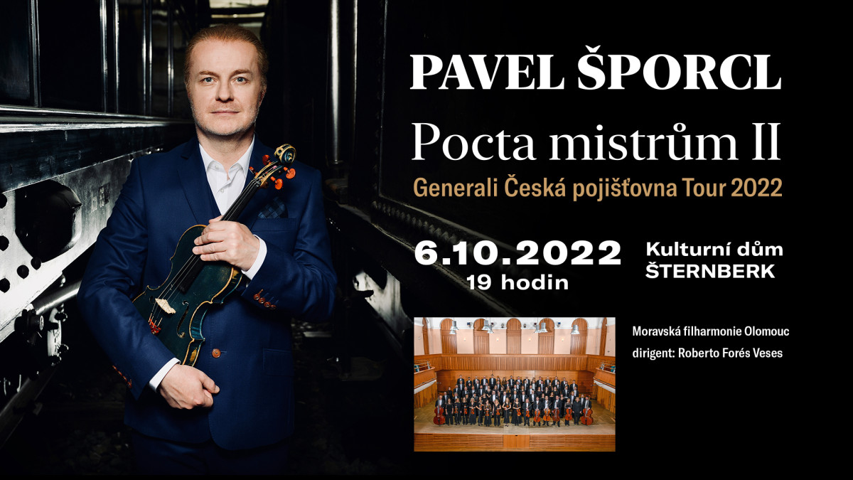 Koncert Pavel Šporcl+ Moravská filharmonie Olomouc